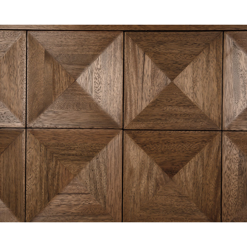 Quadrant 4 Door Sideboard, Dark Walnut