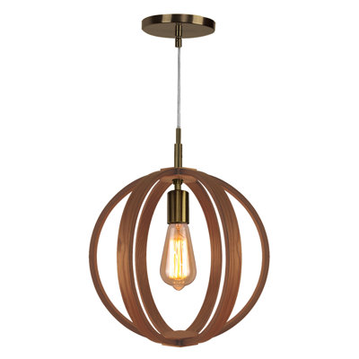Luminaire sphère suspendu 1 lumières simple Jovany