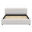 Très grand lit plateforme tapissier, aucun sommier requis, assemblage facile-805223410