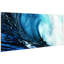 «Blue Wave 2», reproduction d'impression sur verre