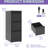 3 Drawer Metal File Cabinet For Office/Home, Lockable, Steel, Tilt, Holds A4/Legal/Letter Size Files 3 Locking Cabinet, Full Extension Drawers, For Office/Home Storage-547654725