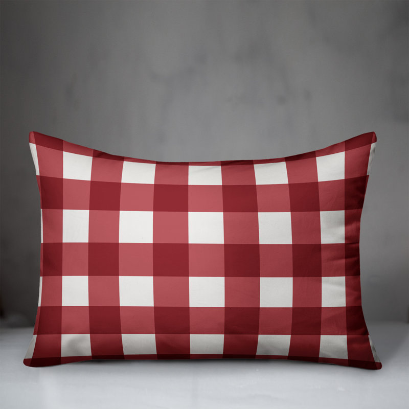Plaid Throw Pillow