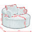 Chaises d'appoint 57 po Cloud-584057562