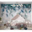 Murale botanique Peel & Stick - Brise saphir-2058586047
