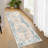 Machine Washable Runner Rugs 2x6 Vintage Runners Non-Slip Distressed Runner Rug Distressed Floor Carpet Ultra Rug for Hallway Kitchen Bedside Light Orange-37389270-37389263