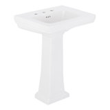 Signature Hardware Key West Porcelain Pedestal Sink