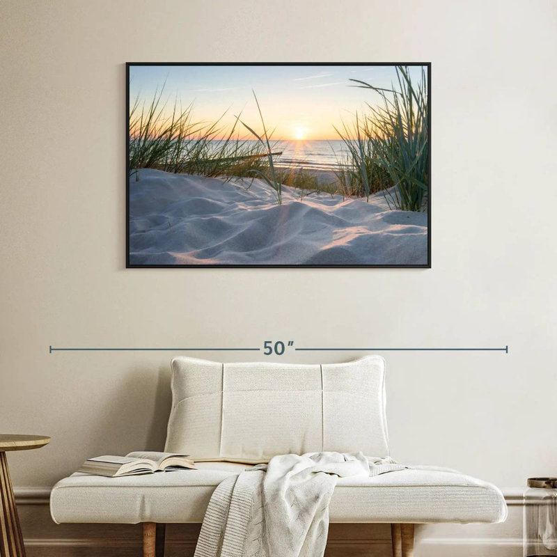 Tuley de la mer Baltique, Cadre flottant noir, 40 po x 27 po