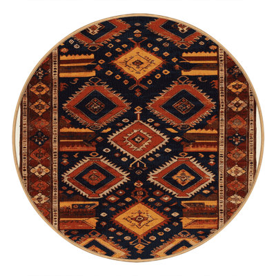 Machine Washable Persian Brown Area Rug