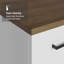 Armoire-bar en bois à 2 portes Latitude Run® pour cuisine, salle à manger et bureau parfait pour les cafetières - Blanc