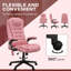 Fauteuil de bureau à massage à haut dossier avec 6 points de vibration-2015558310