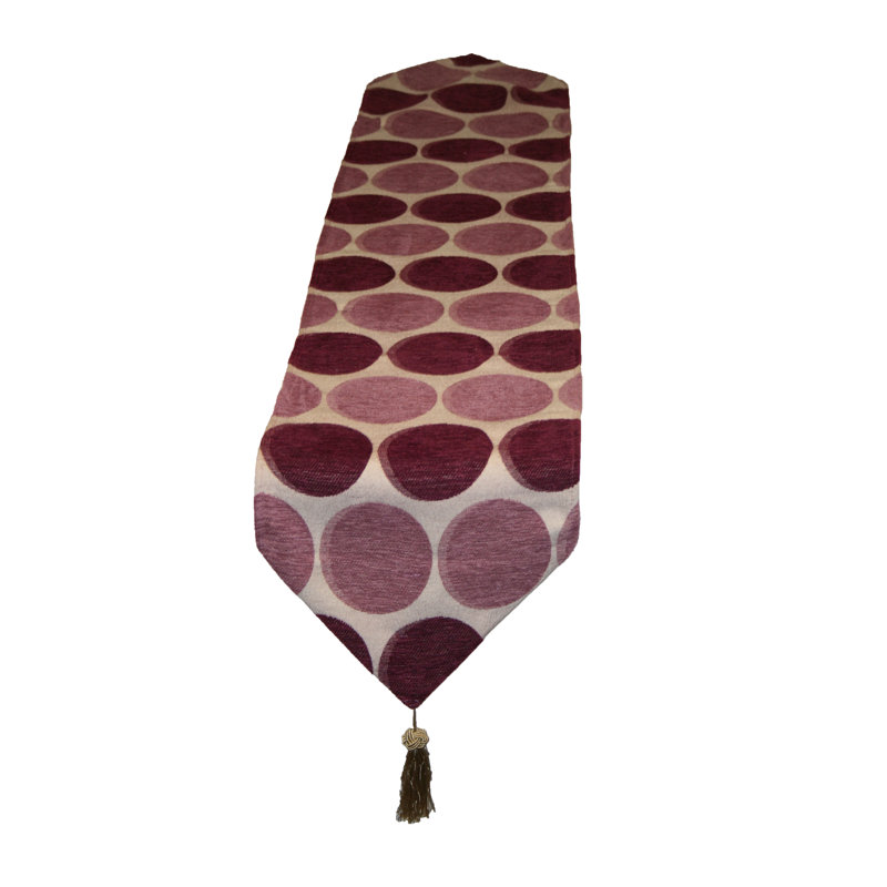 Asmitha Polka Dots Table Runner, Violet