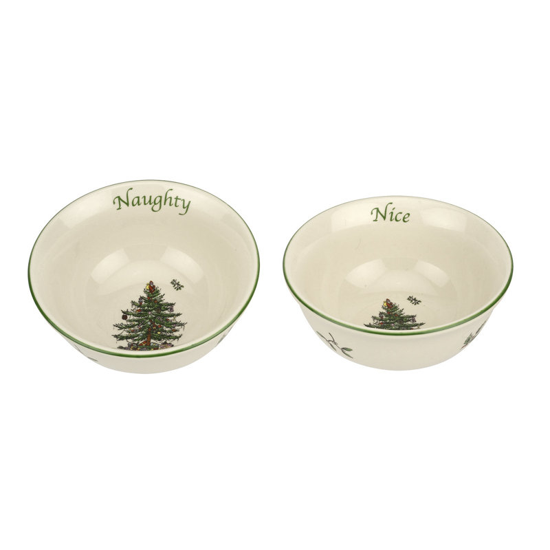 Bols à trempette pour arbre de Noël 4 po Spode