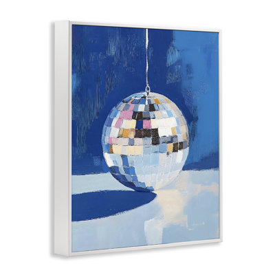 Giclée encadrée de la balle de danse argentée, design par The Prints Vibe