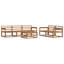 249.5cm Wide Patio Sectional Set