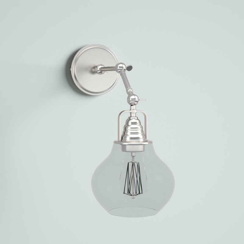Steel Swing Arm, Polished Nickel