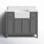 Meuble-lavabo simple 42 po Aisa-2085451860