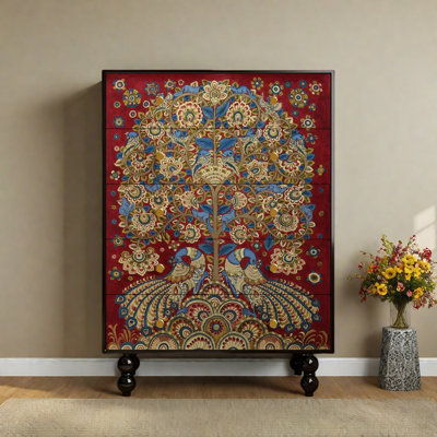 Modern Five Drawer Storage Accent Chest