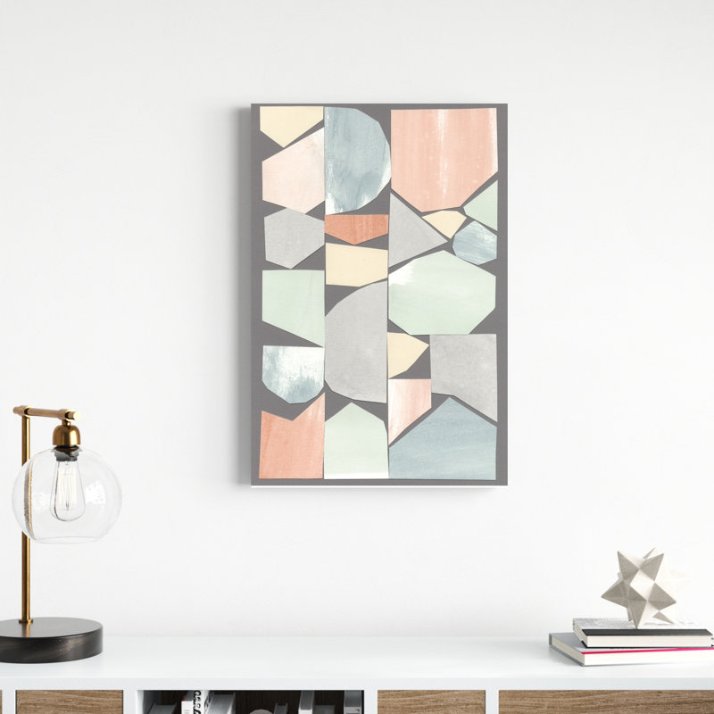 «Rodondo I» par Renée W. Stramel, reproduction d'art sur toile tendue, H 30 po x l 20 po