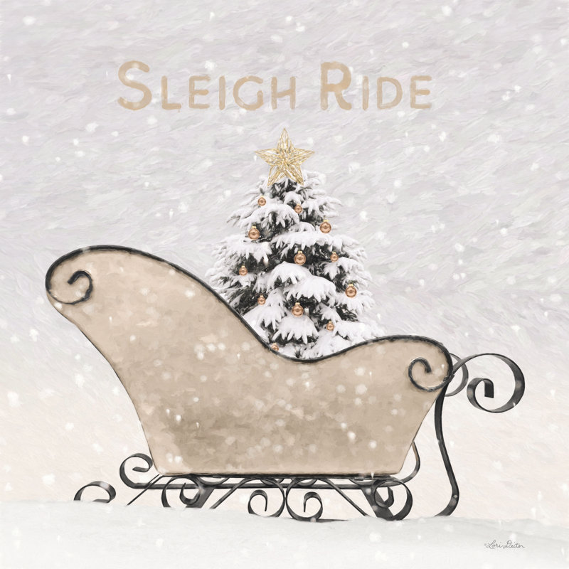 «Jakaylah Sleigh Ride II» par Lori Deiter, H 20 po x l 20 po