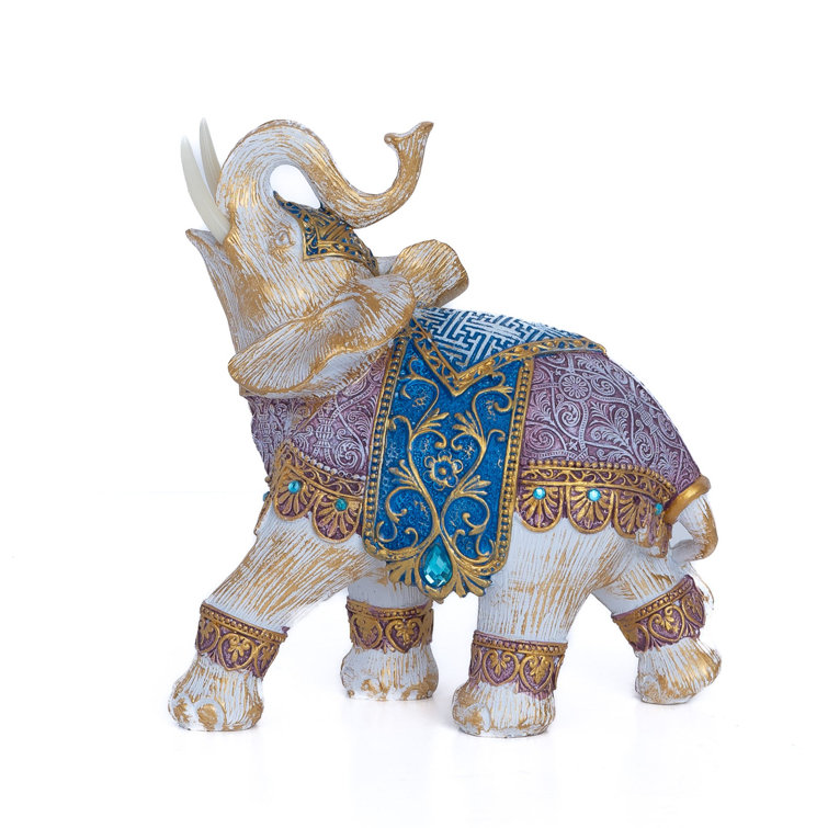 india style decorative elephant statue office desktop Decorative statues  Home Decoration elephant figurine decor retro figures