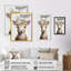 Mignon bébé mouton avec couronne florale - animaux, art mural sur toile-2071474537-2071474539