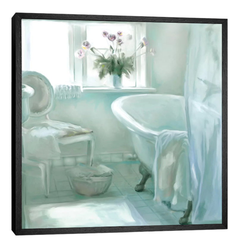 Ambiance by Carol Robinson - Painting, 45.72 cm H x 45.72 cm W, Black Framed