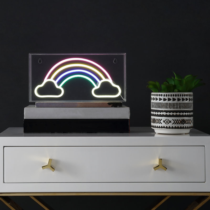 Enseigne néon à DEL 5,9 po Rainbow