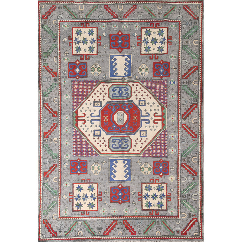 Tapis géométrique Kazak 6