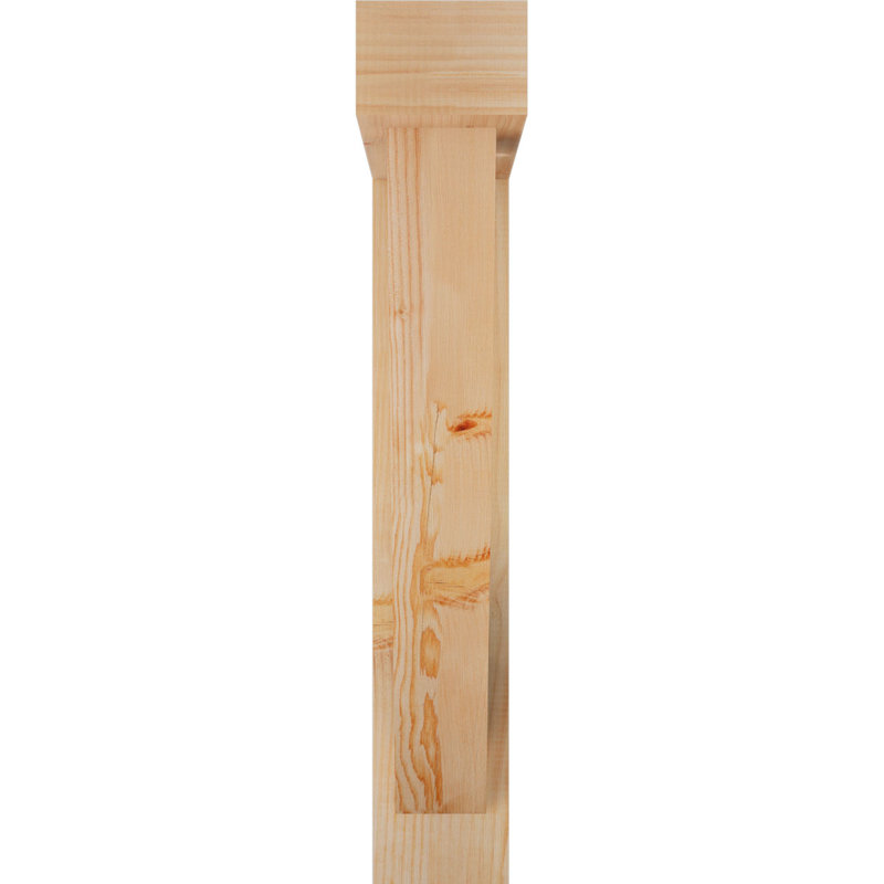 Support de bloc traditionnel avec entretoise décalée, 36 x 28, Sapin Douglas de l 6 po (scié brut)