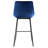 Upholstered Counter Stool with Metal Frame