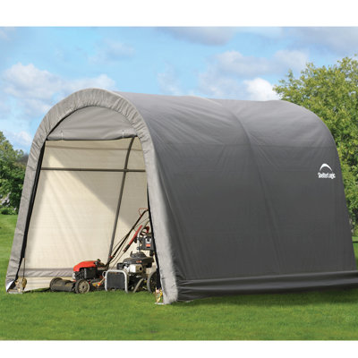 Shed-in-a-Box® Shelter ROUND, 10x10x8, GRY