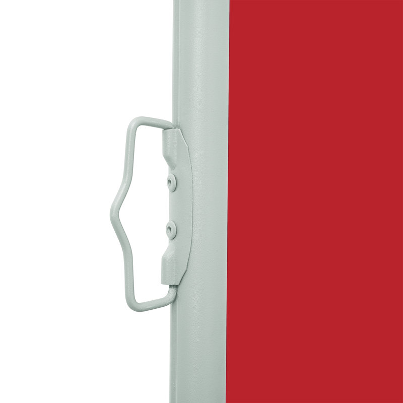 Auvent latéral rétractable motorisé l 16 pi 5 po Flandria, Rouge