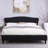 Upholstered Wingback Bed-1110656007-1110656002