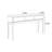 Nordic-style simple rectangular console table