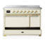 Majestic III Series 48 Inch Induction Range with 6 Induction Elements in Antique White (Chrome Trim)-1345769241-1345769248