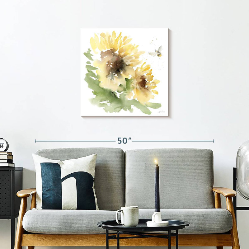 Harnek Sunflower Meadow II, 24" H x 24" W