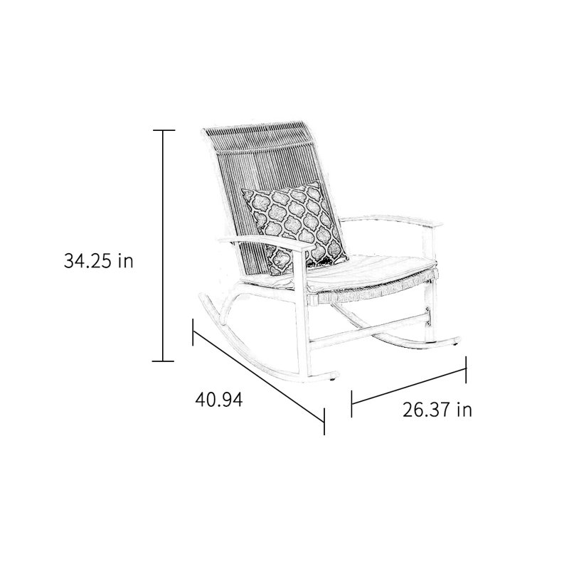 Chaise berçante de loisir Simple Fashion