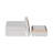 Set Of 3 6/7/9" Mosaic Boxes, Silver