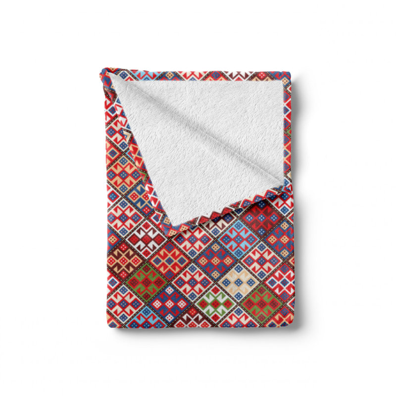 Hand Woven Throw Blanket, 60" W x 80" L