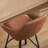Janayshia Modern Industrial Swivel Upholstered 25.6'' Faux Leather Counter Stool with Metal Frame-1524620432-1484961770