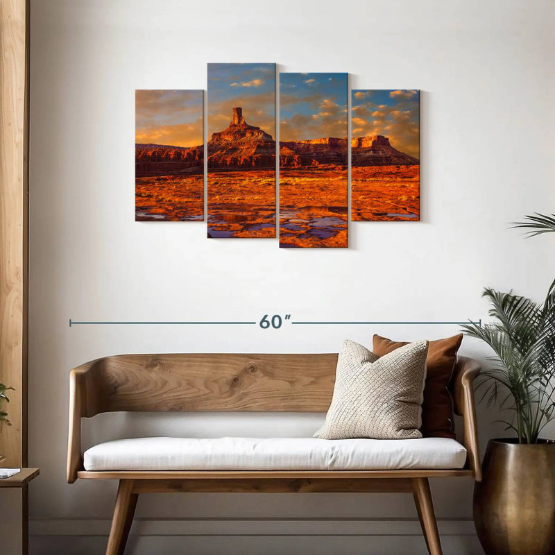 Alvord Red Rock Butte Sunset, 27'' H x 43'' W