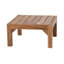 Repose-pieds extérieur en teck avec coussin Sunbrella-1618877206