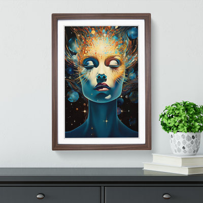 Galaxy Art Deco - Framed Print
