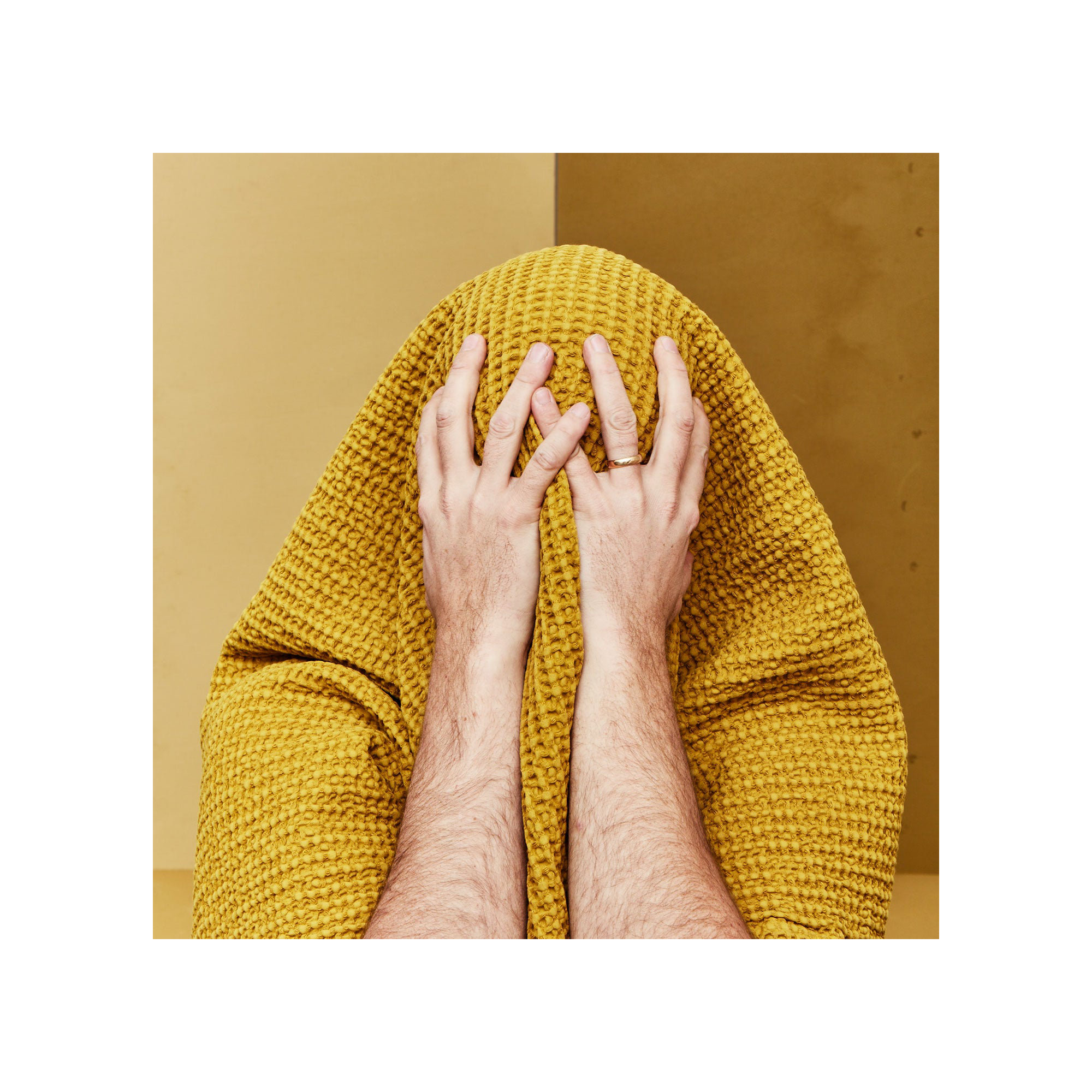 Simple Cotton Hand Towel, Hand Towel - 1 Pack, Mustard