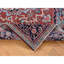 Tapis rouge en laine unique 4 pi 9 po x 5 pi 9 po Jisele 1910s