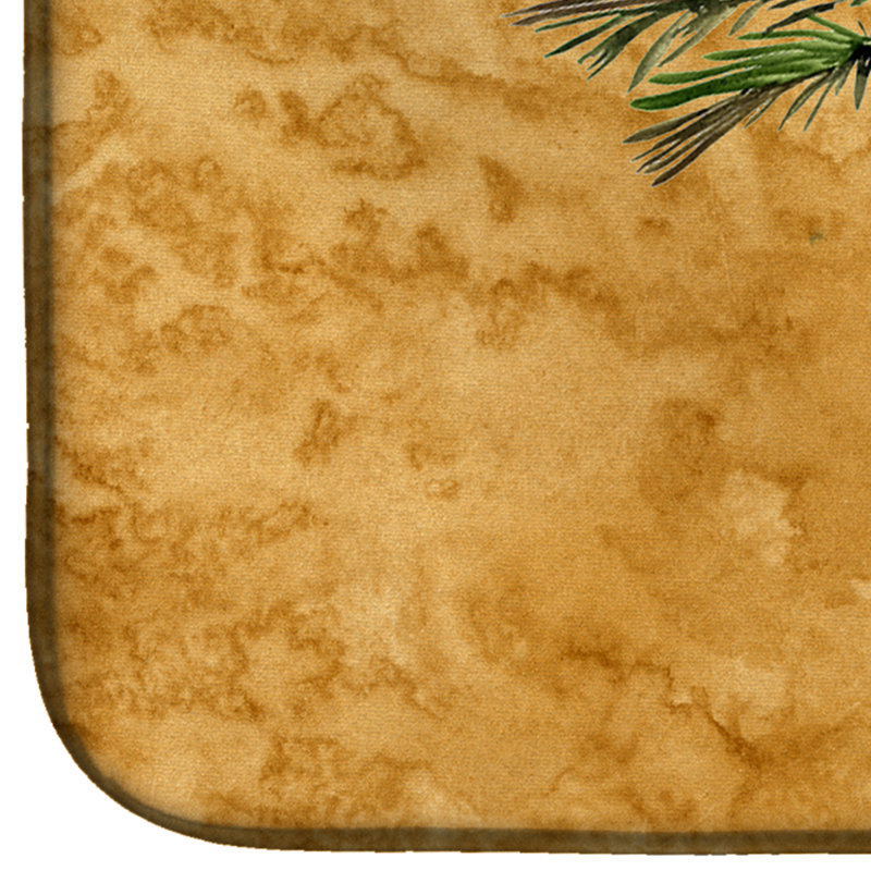 Tapis de séchage Palm Tree, Brun