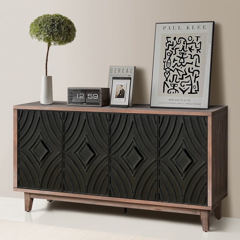 Buffet 60 po, Brun antique