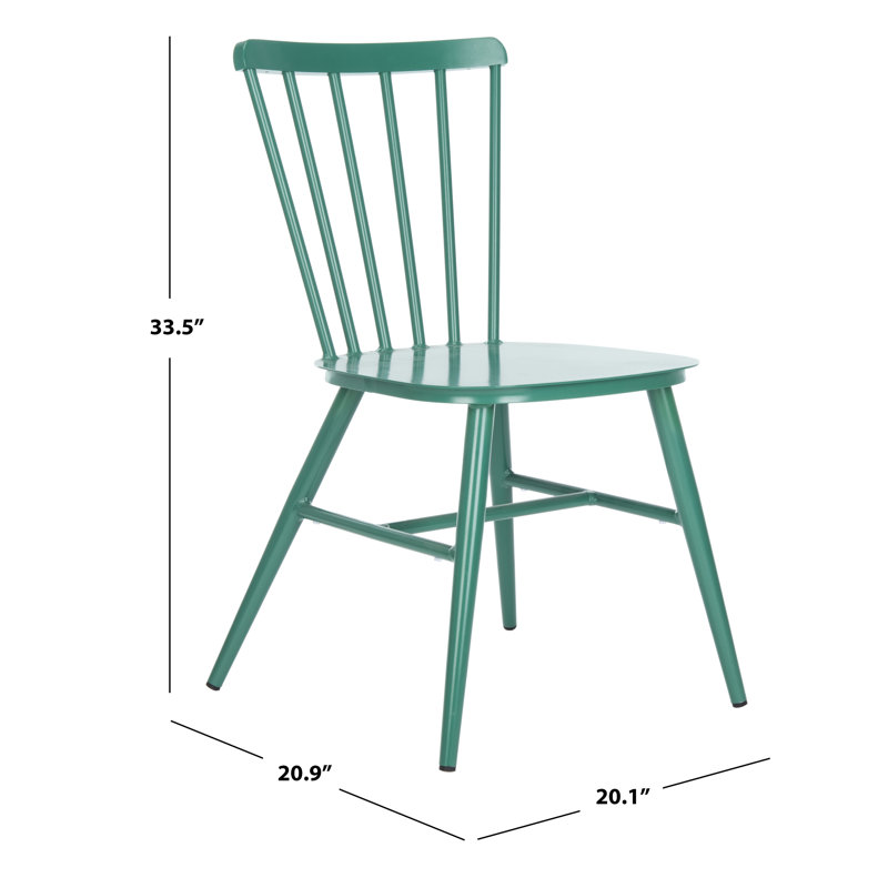 Chaise de patio empilable Kayden, Vert olive mat