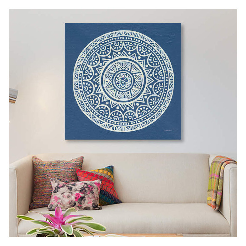 « circle designs ii », impression sur toile, H 26 po x l 26 po x P 1,5 po