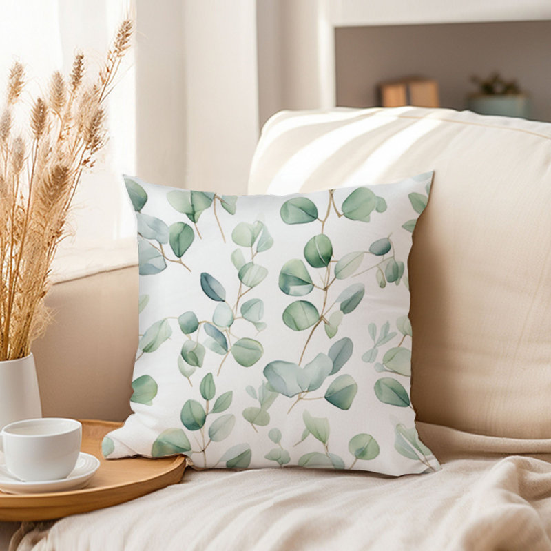 Botanical Eucalyptus Leaves Pattern Leaf IV, 20"H x 20"W